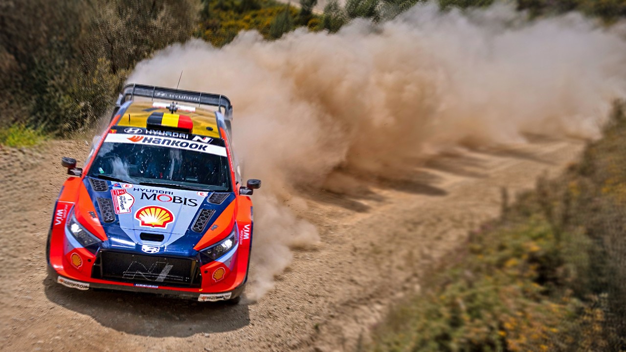 Rali de Portugal - ação em troço de terra